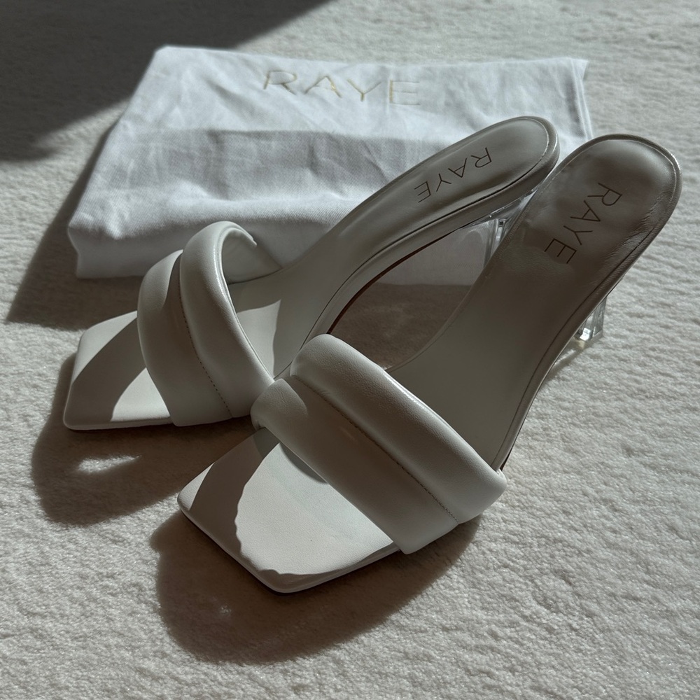 RAYE Raquel Heel – White 🤍